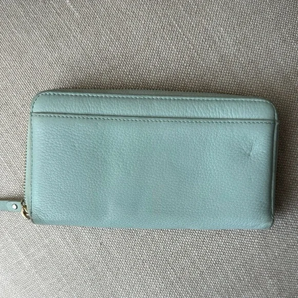 Kate Spade Light Blue Leather Wallet - Picture 4 of 6